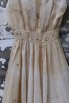 Mutedance 25 Spring/Summer Large V Flower Bud Dress MD-MD25SS08-BEIGE MD25SS07